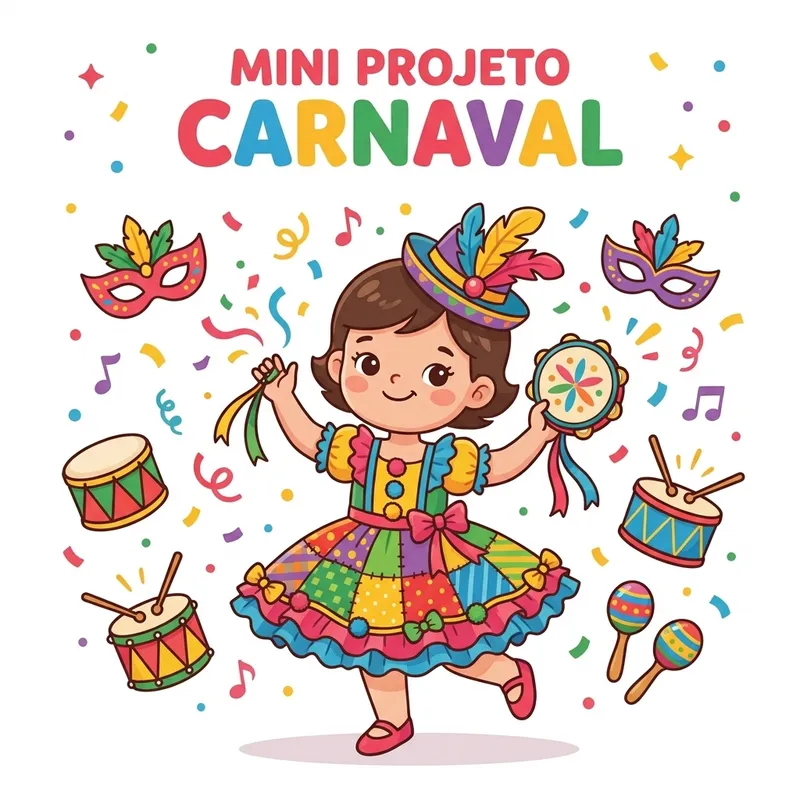 Ilustração Carnaval