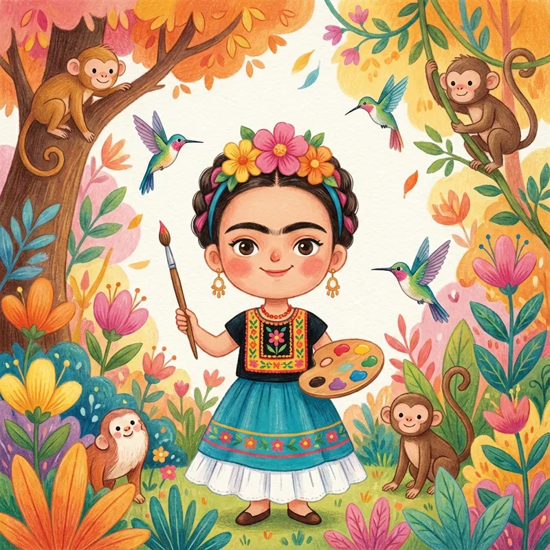 Ilustração Frida Kahlo